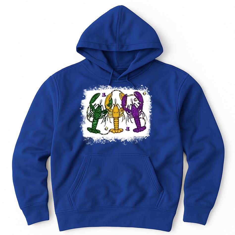 Mardi Gras Crawfish Happy Mardi Gras Matching Carnival Party Gift Hoodie