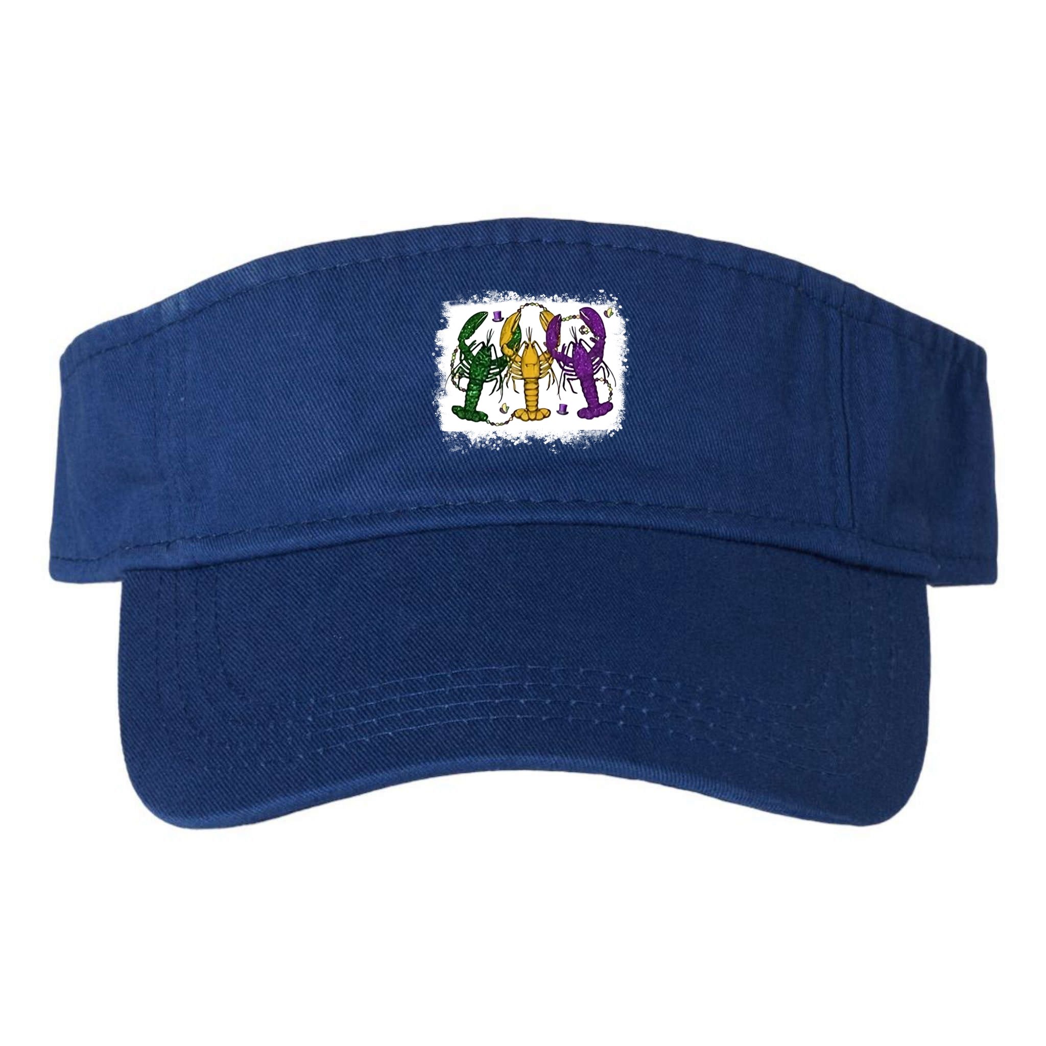 Mardi Gras Crawfish Happy Mardi Gras Matching Carnival Party Gift Visor