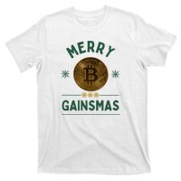 Merry Gainsmas Christmas Bitcoin T-Shirt