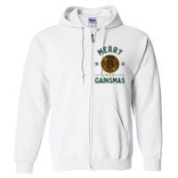 Merry Gainsmas Christmas Bitcoin Full Zip Hoodie