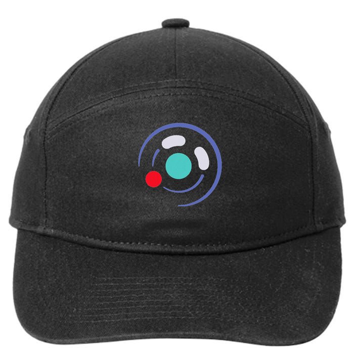 Minimalist Game Cube Controller Throwback Retro Gamer 7-Panel Snapback Hat