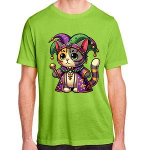 Mardi Gras Cat Extravaganza Adult ChromaSoft Performance T-Shirt