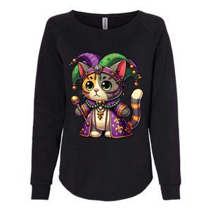 Mardi Gras Cat Extravaganza Womens California Wash Sweatshirt