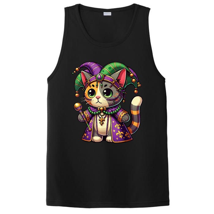 Mardi Gras Cat Extravaganza PosiCharge Competitor Tank