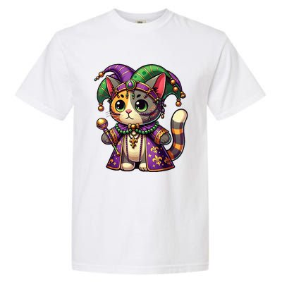 Mardi Gras Cat Extravaganza Garment-Dyed Heavyweight T-Shirt