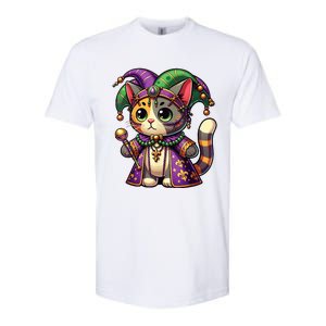 Mardi Gras Cat Extravaganza Softstyle CVC T-Shirt