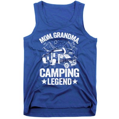 Mom Grandma Camping Legend Rv Camper Outdoor Camping Gift Tank Top