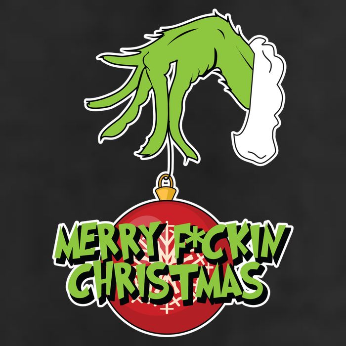 Merry F*Ckin Christmas 7 Panel Mesh Trucker Snapback Hat