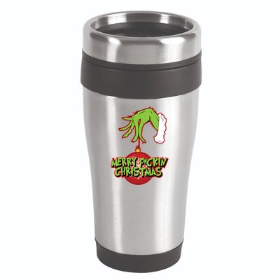 Merry F*Ckin Christmas 16oz Travel Tumbler