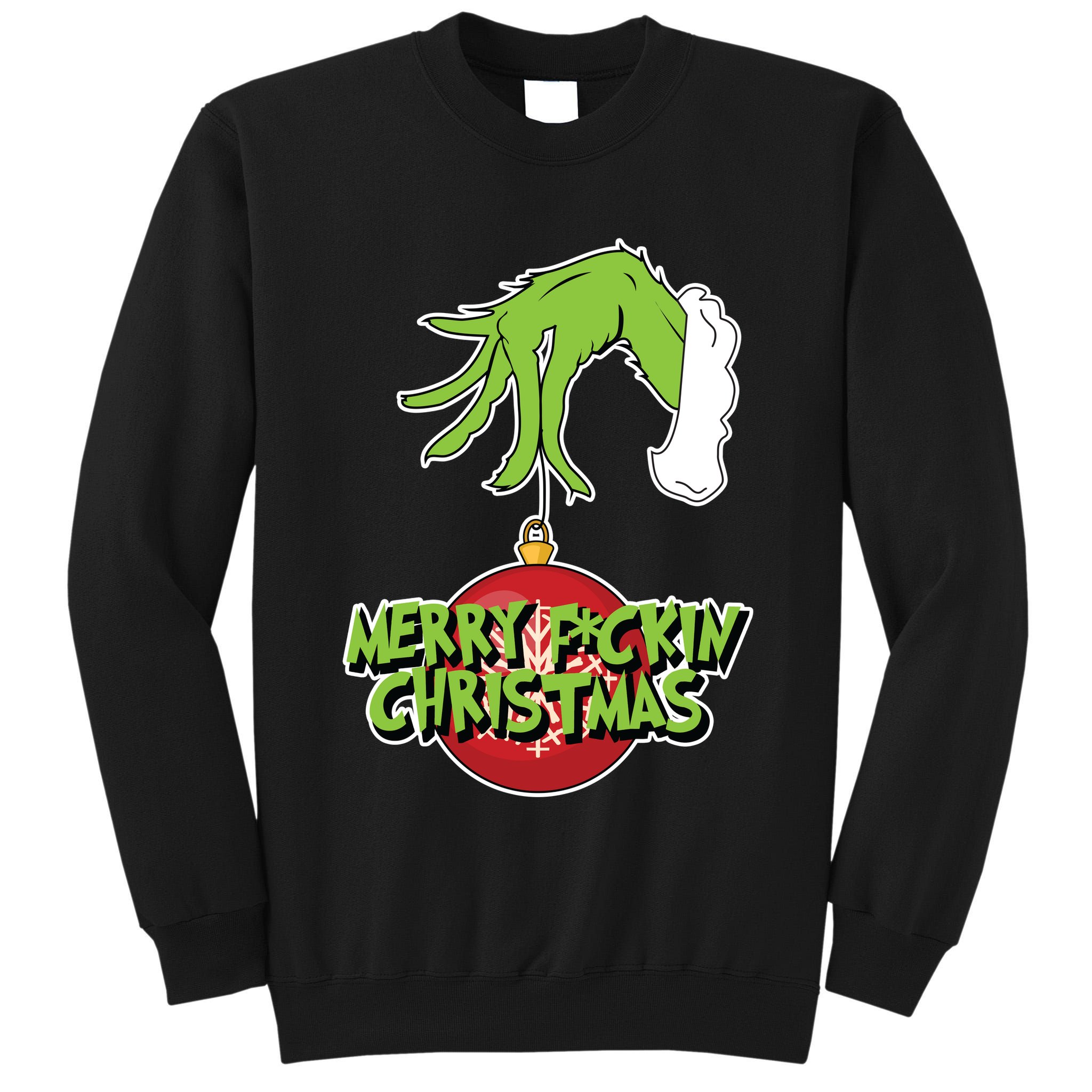 Merry F*Ckin Christmas Tall Sweatshirt