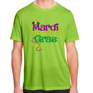 Mardi Gras Cool Gift 2018 Beads Hooded Funny Gift Adult ChromaSoft Performance T-Shirt