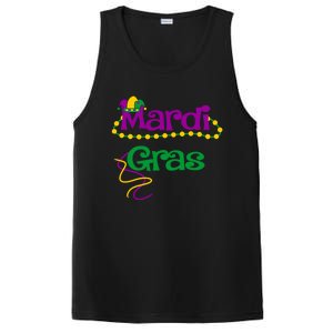 Mardi Gras Cool Gift 2018 Beads Hooded Funny Gift PosiCharge Competitor Tank