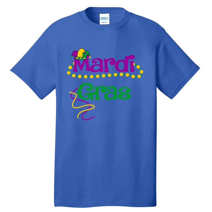 Mardi Gras Cool Gift 2018 Beads Hooded Funny Gift Tall T-Shirt