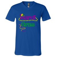 Mardi Gras Cool Gift 2018 Beads Hooded Funny Gift V-Neck T-Shirt