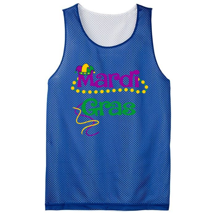 Mardi Gras Cool Gift 2018 Beads Hooded Funny Gift Mesh Reversible Basketball Jersey Tank