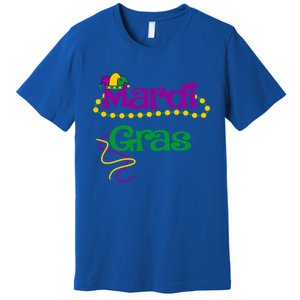 Mardi Gras Cool Gift 2018 Beads Hooded Funny Gift Premium T-Shirt