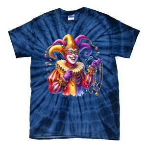 Mardi Gras Celebration Tie-Dye T-Shirt