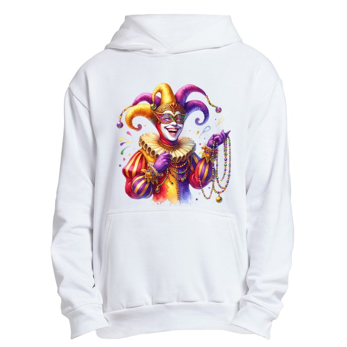 Mardi Gras Celebration Urban Pullover Hoodie