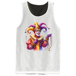 Mardi Gras Celebration Mesh Reversible Basketball Jersey Tank