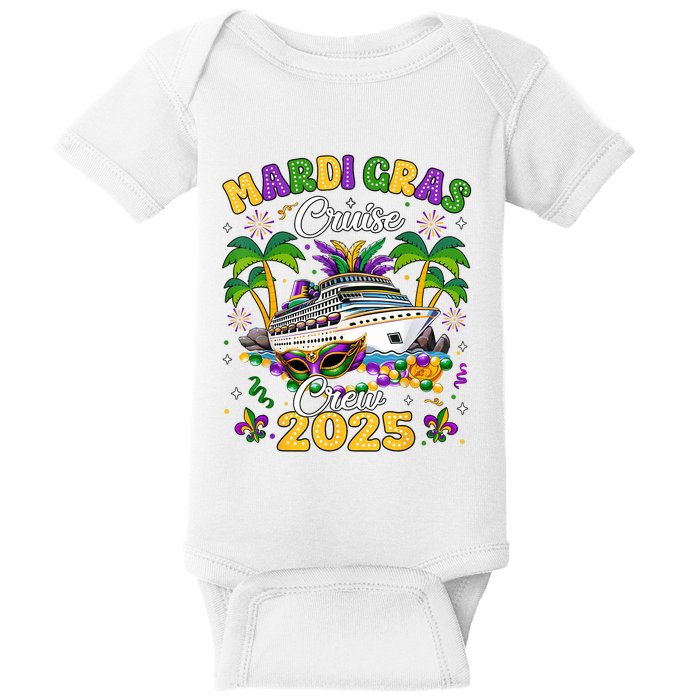 Mardi Gras Cruise Crew 2025 Trip New Orleans Family Matching Baby Bodysuit