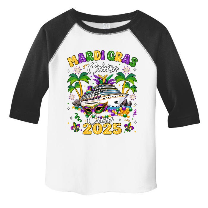 Mardi Gras Cruise Crew 2025 Trip New Orleans Family Matching Toddler Fine Jersey T-Shirt