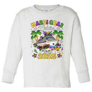 Mardi Gras Cruise Crew 2025 Trip New Orleans Family Matching Toddler Long Sleeve Shirt