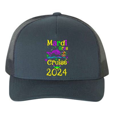 Mardi Gras Cruise 2024 Matching Group Family Vacation Yupoong Adult 5-Panel Trucker Hat