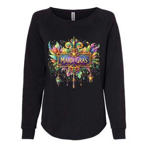 Mardi Gras Celebration Womens California Wash Sweatshirt