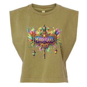 Mardi Gras Celebration Garment-Dyed Women's Muscle Tee