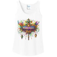 Mardi Gras Celebration Ladies Essential Tank