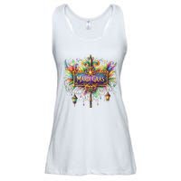 Mardi Gras Celebration Ladies Essential Flowy Tank