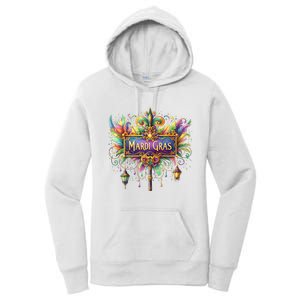 Mardi Gras Celebration Women's Pullover Hoodie