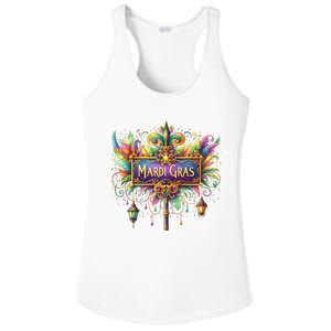 Mardi Gras Celebration Ladies PosiCharge Competitor Racerback Tank