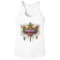 Mardi Gras Celebration Ladies PosiCharge Competitor Racerback Tank