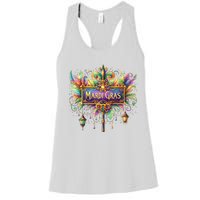 Mardi Gras Celebration Women's Racerback Tank