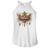 Mardi Gras Celebration Women's Perfect Tri Rocker Tank