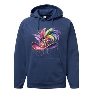 Mardi Gras Celebration Performance Fleece Hoodie