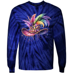 Mardi Gras Celebration Tie-Dye Long Sleeve Shirt