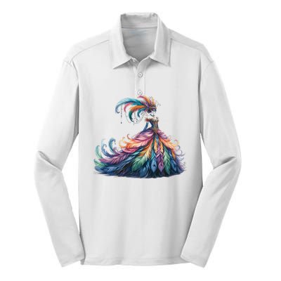 Mardi Gras Celebration Silk Touch Performance Long Sleeve Polo