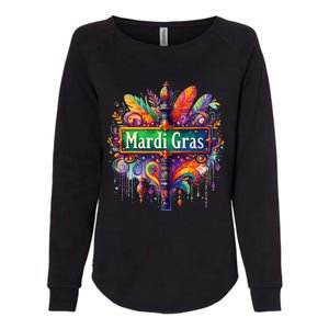 Mardi Gras Celebration Womens California Wash Sweatshirt