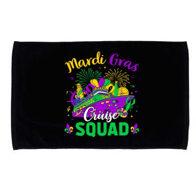 Mardi Gras Cruise Squad Matching Group Family Vacation Wo Microfiber Hand Towel