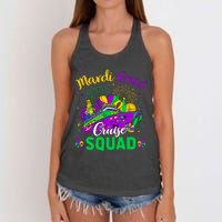 Mardi Gras Cruise Squad Matching Group Family Vacation Wo Women's Knotted Racerback Tank