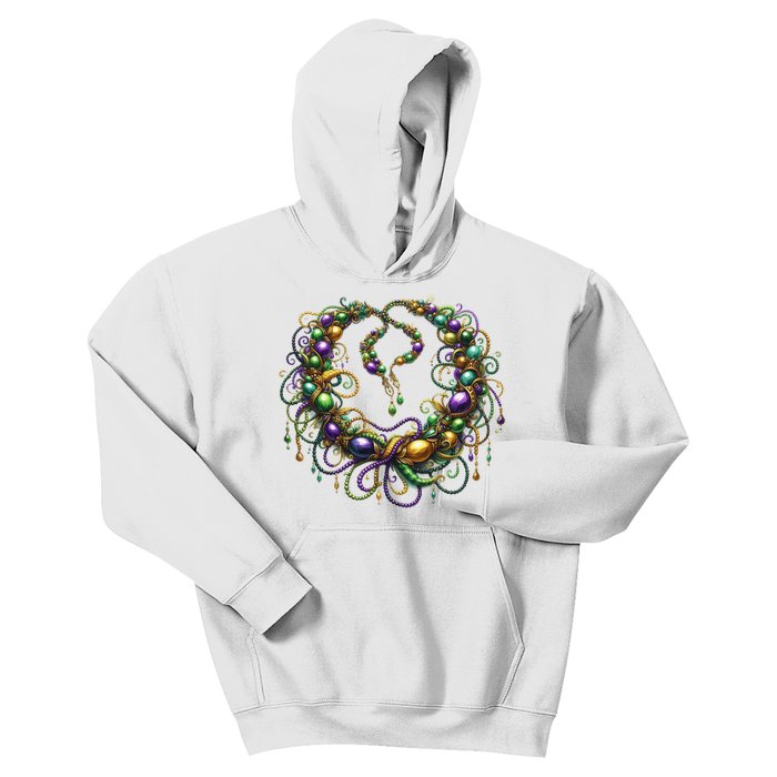 Mardi Gras Celebration Kids Hoodie