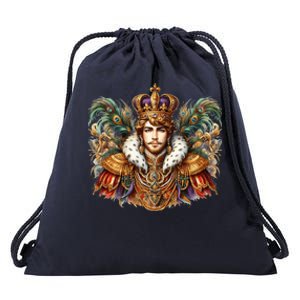 Mardi Gras Celebration Drawstring Bag