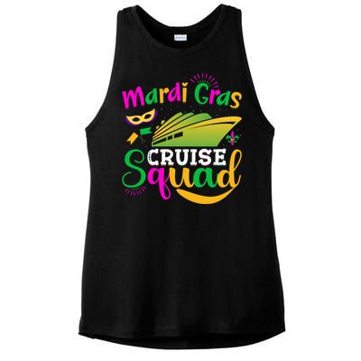 Mardi Gras Cruise Ladies PosiCharge Tri-Blend Wicking Tank