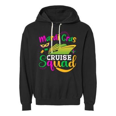 Mardi Gras Cruise Garment-Dyed Fleece Hoodie