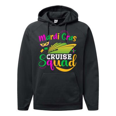 Mardi Gras Cruise Performance Fleece Hoodie