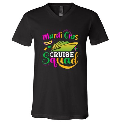 Mardi Gras Cruise V-Neck T-Shirt