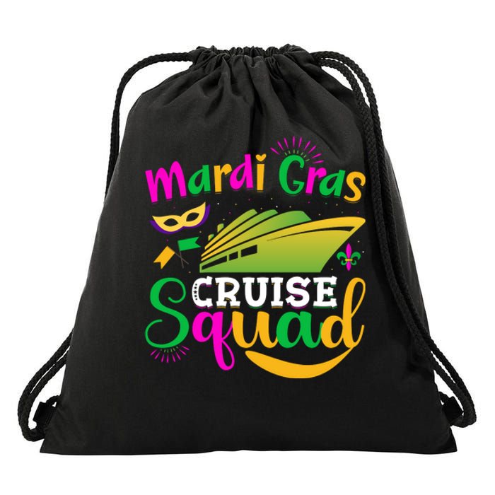 Mardi Gras Cruise Drawstring Bag