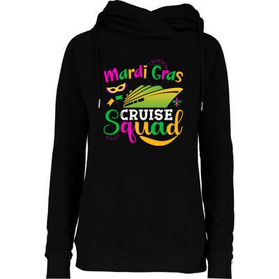 Mardi Gras Cruise Womens Funnel Neck Pullover Hood